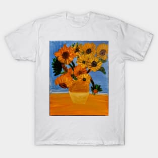 sunflowers in the style of van gogh T-Shirt